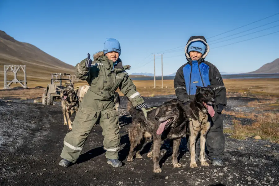 Špicberky  - Husky farma